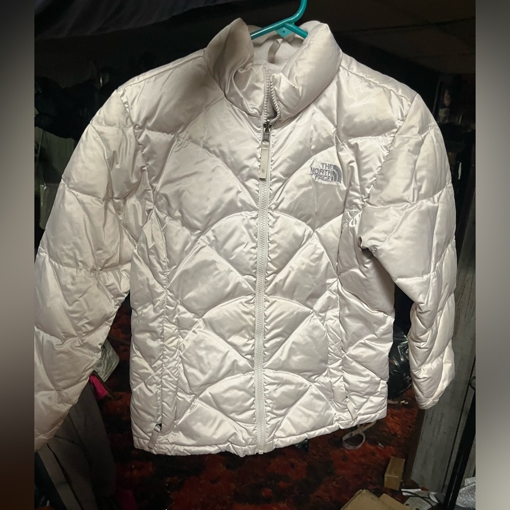 The North Face Women's Light Cream Puffer Jacket